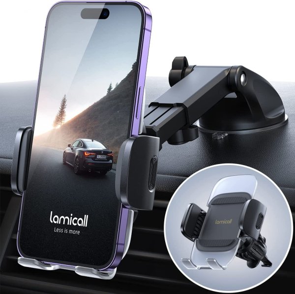 Lamicall 2023 Dashboard Car Phone Mount Holder