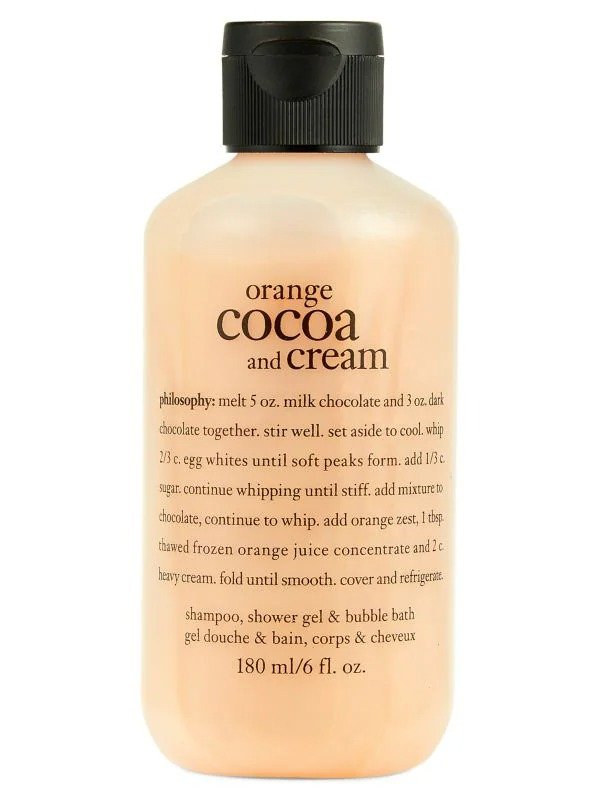 Orange Cocoa & Cream 3-In-1 Shower Gel, Bubble Bath & Shampoo
