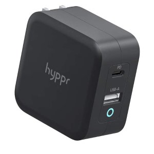 hyppr 65W PD Charger - USB C Charger MacBook Type C GaN Fast Wall Charger