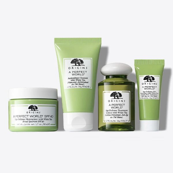 A PERFECT WORLD™ PROTECT, DEFEND, & HYDRATE SET ($85 VALUE)