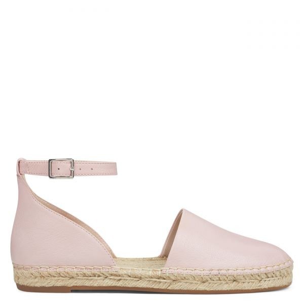 Variable Ankle Strap Espadrille Flats