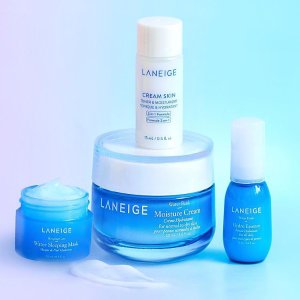 Laneige 精选美妆热卖 收水库系列、睡眠面膜