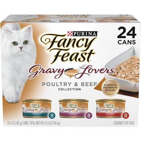 Friskies Shreds in Gravy Adult Wet Cat Food Variety Pack