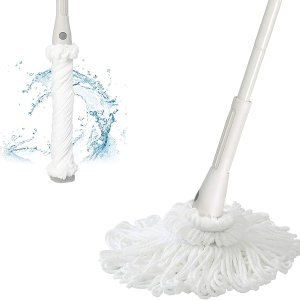 JEHONN Mop for Floor Cleaning Microfiber Twist Tornado Mop Dust Mop