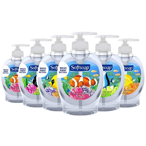 Liquid Hand Soap, Aquarium - 7.5 Fl Oz (Pack of 6)
