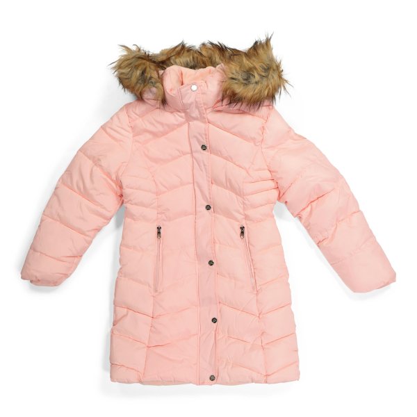 Big Girls Faux Fur Long Puffer Jacket | Kids' Coats & Jackets | Marshalls