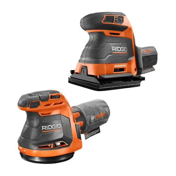 18V Cordless 2-Tool Combo Kit with Random Orbit Sander and 1/4 in. Sheet Sander (Tools Only)