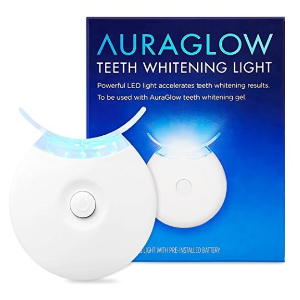 Amazon AuraGlow Teeth Whitening Accelerator Light, 5x More Powerful Blue LED Light