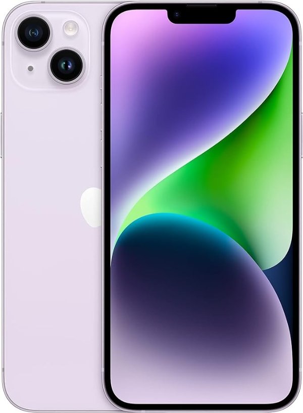 Apple iPhone 14 Plus, 256GB, Purple - Unlocked (Renewed Premium)