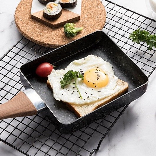 6.7US $ 39% OFF|Frying Pan Tamagoyaki Omelette Black Non stick Pan Fry Egg Pan Pancake Kitchen Pot Use for Gas Cooker|Pans| - AliExpress