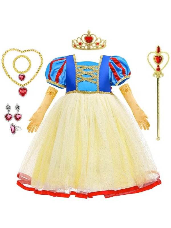 女童公主裙 9件套装