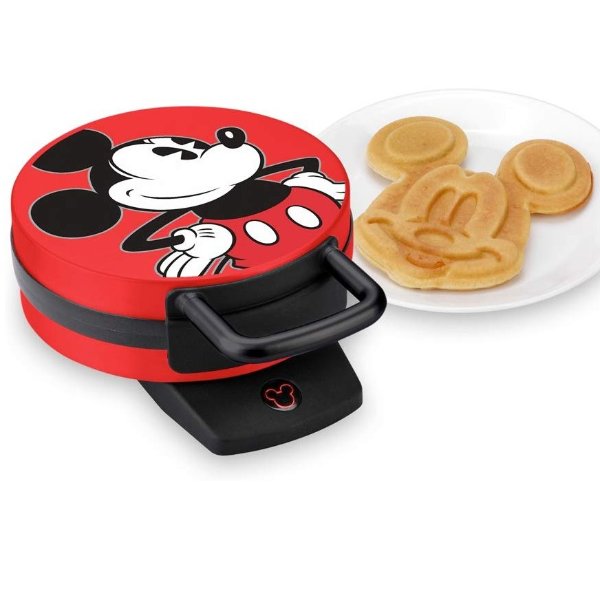 DCM-12 Mickey Mouse Waffle Maker, Red