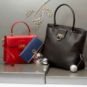 Salvatore Ferragamo Designer Handbags, Wallets & More Items on Sale @ Ideel