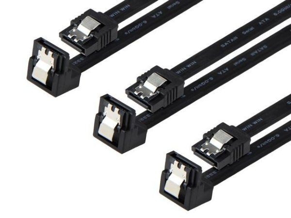 Rosewill [3-Pack] SATA Cable 90 Degree Right Angle SATA III 6.0 Gbps, SATA Cable 24 Inches, SATA 3 Cable - 24 Inches, Black, 3-Pack - Newegg.com