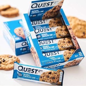 Quest Nutrition蛋白能量棒 燕麦巧克力口味 12条装