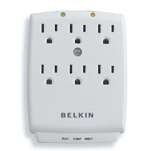 Belkin SurgeMaster 6 Outlet Wall-Mount Surge Protector @ Amazon