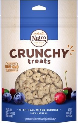 Crunchy with Real Mixed Berries Dog Treats, 10-oz bag - Chewy.com