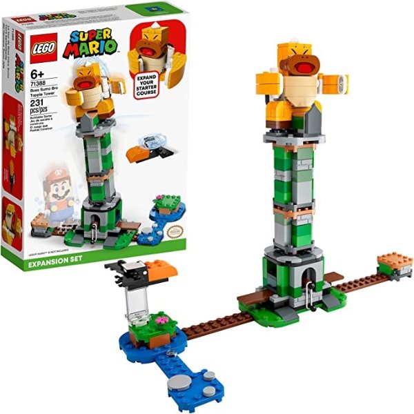Super Mario Boss Sumo Bro Topple Tower Expansion Set 71388 Building Kit; Collectible Toy for Kids; New 2021 (231 Pieces)