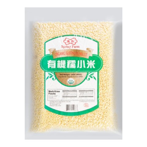 绿野 有机糯小米 400g USDA认证