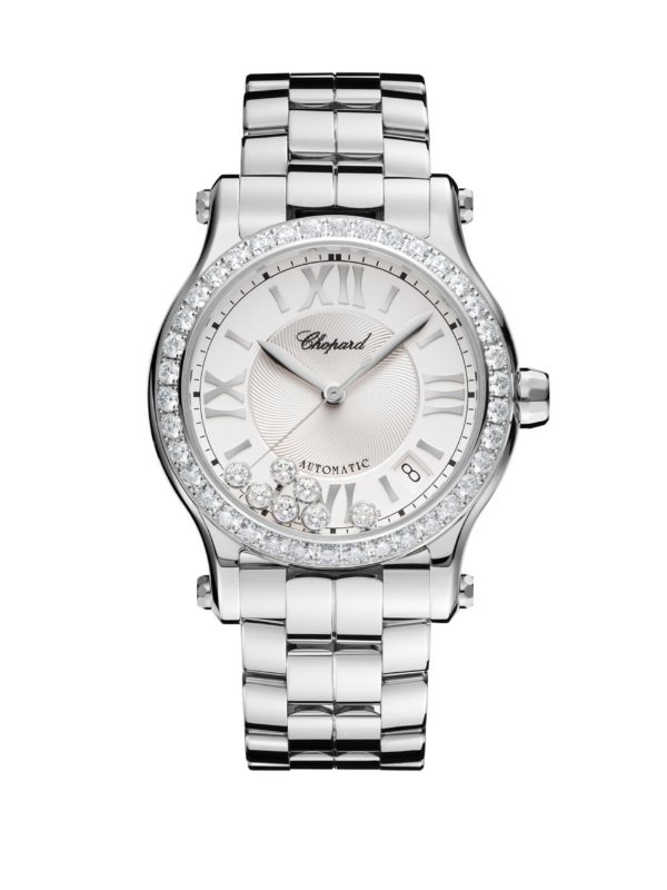 - Happy Sport Diamond & Stainless Steel Bracelet Watch