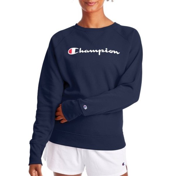 Women's Powerblend Graphic Fleece Boyfriend Crewneck Sweatshirt