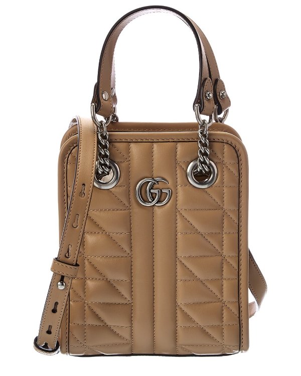 GG Marmont Mini Leather Shoulder Bag
