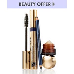 with any $100 Estee Lauder orders + Free sample-filled bag with $125 beauty purchase @ Neiman Marcus