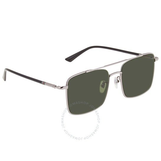 Green Pilot Men's Sunglasses GG0610SK-003 56