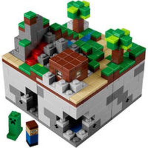 乐高 Minecraft Microworld 21102 “我的世界”沙盒积木玩具