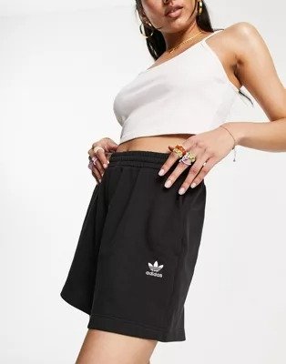 s jersey shorts in black