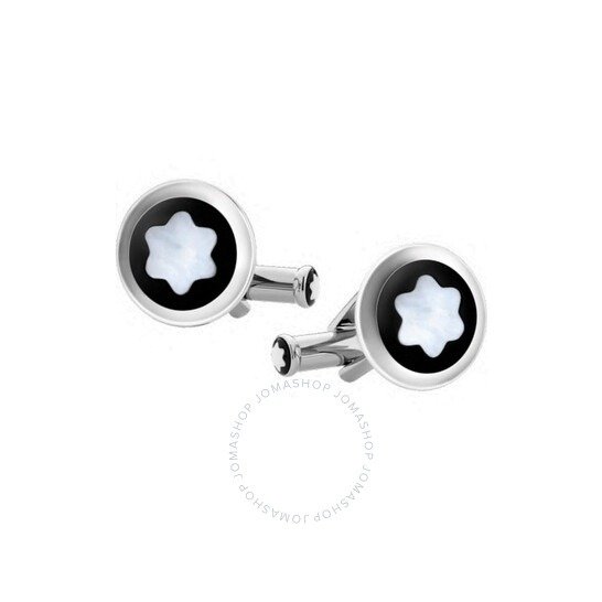 Round Mother of Pearl Cufflinks