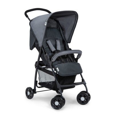 Sport T13 Lightweight Compact Foldable Stroller Pushchair with UV Protected Canopy and Swiveling and Lockable Front Wheels, Charcoal Stone