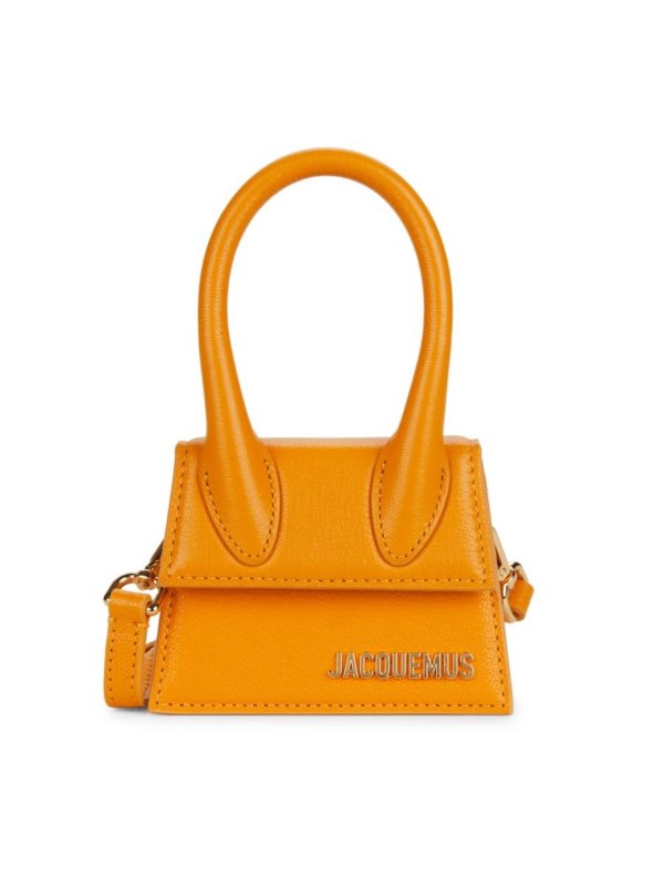 Le Chiquito Leather Top-Handle Bag