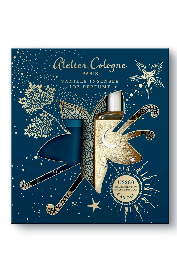 Vanille Insensee Parfum & Orange Toscana Candle Set