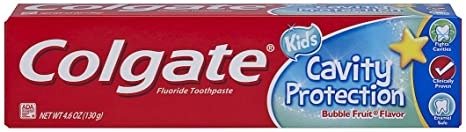 Kids Cavity Protection Toothpaste, Bubble Flavor, 4.6 Ounce