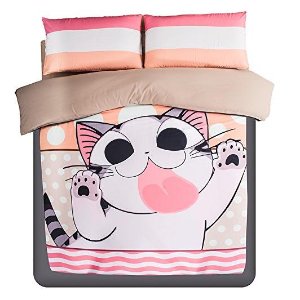 Cute Anime Bed Sheets@Amazon