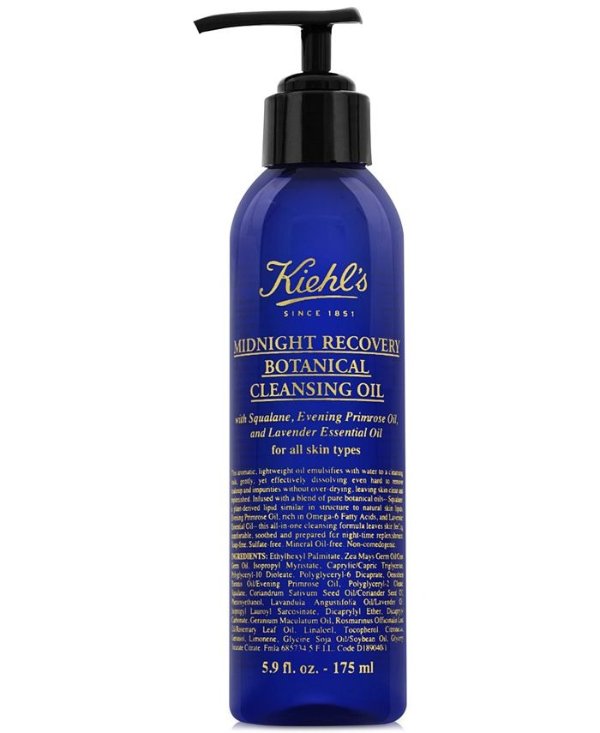 Midnight Recovery Botanical Cleansing Oil, 5.9-oz.