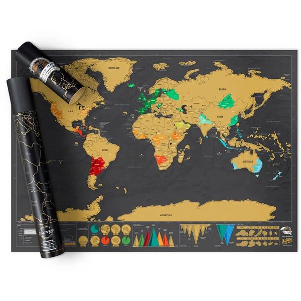 世界地图刮刮乐 旅行收集版