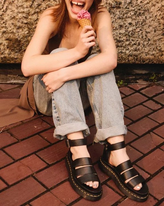 Clarissa II Women's Leather Platform Sandals