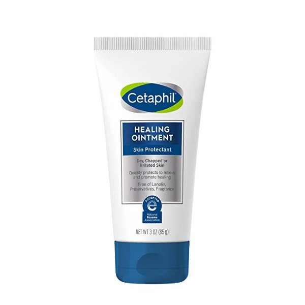 CETAPHIL Healing Ointment , 3 oz, For Dry, Chapped, Irritated Skin,Heals and Protects ,Soothes Cracked Hands and Chapped Lips,Hypoallergenic ,Fragrance Free,Doctor Recommended Sensitive Skincare Brand