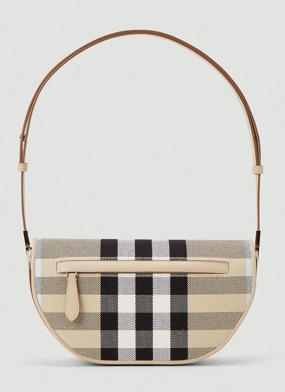 Olympia Small Shoulder Bag in Beige
