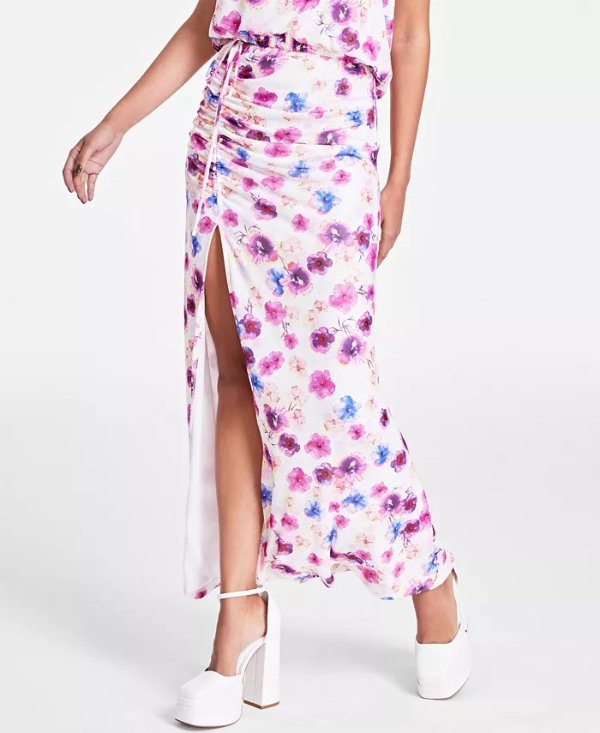 Women's Floral-Print Maxi Skirt, Created for Macy's