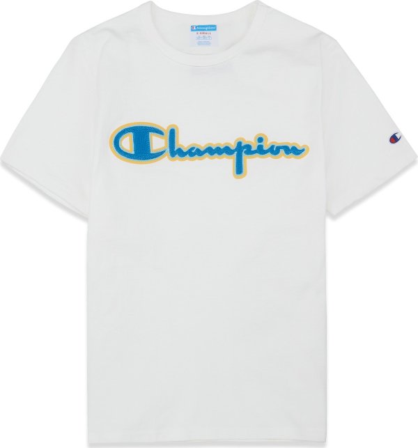 - Heritage Chainstitch Script Logo T-Shirt - White