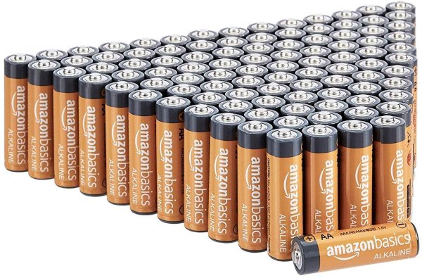 AAA 1.5 Volt Alkaline Batteries - Pack of 100