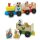 Disney Baby Mickey Mouse and Friends All Aboard Wooden Train Toy With 3 Train Cars and 5 Characters
