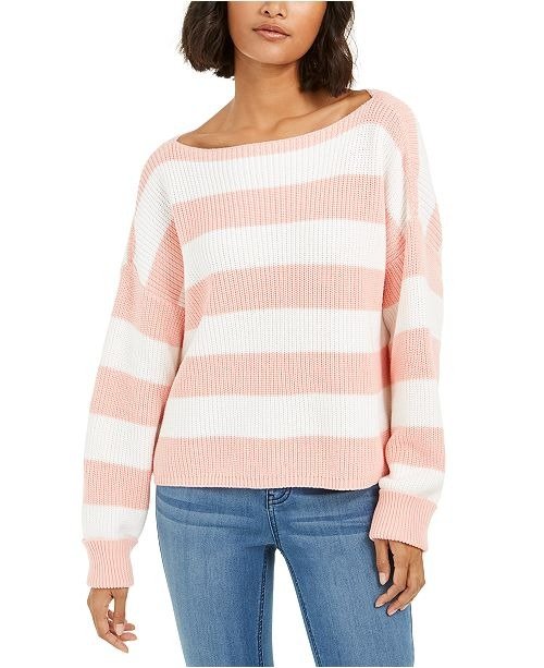 Mozart Stripe Cotton Sweater