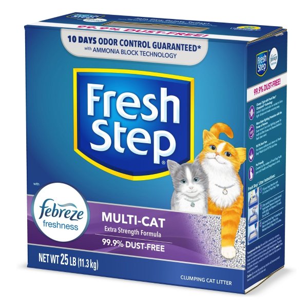 Multi-Cat Scented Clumping Clay Cat Litter (Free Shipping) | Chewy