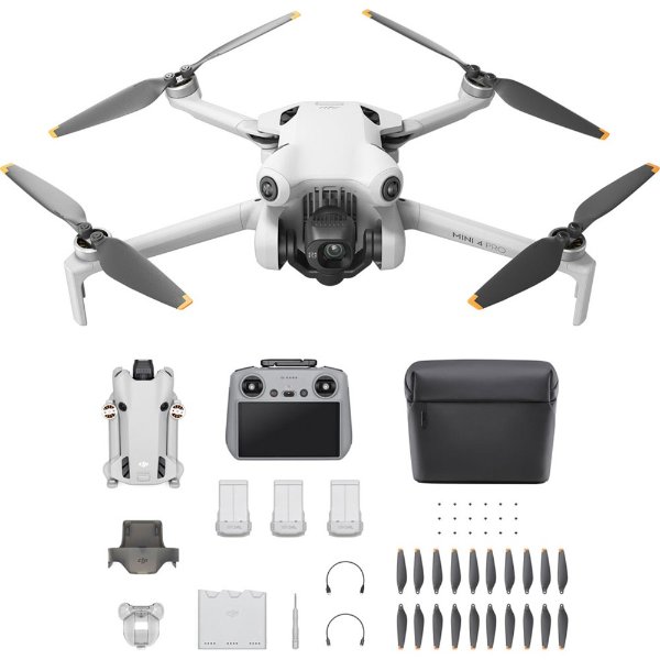 Mini 4 Pro 4K HDR Drone Fly More Combo with RC 2 Remote