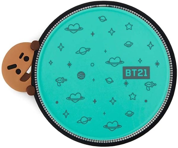 SHOOKY Character Wireless QI Phone Charger Charging Pad Station, 10W, Pink