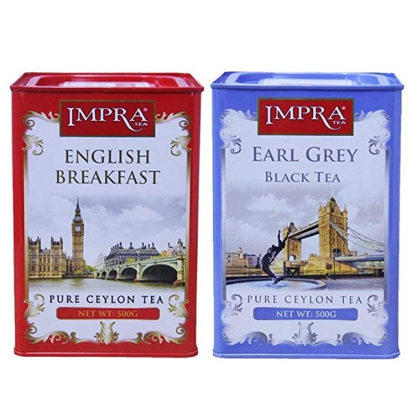 IMPRA 英伯伦 英式伯爵调味茶 组合装 1000g(斯里兰卡进口)(新老包装随机发货)(特卖)